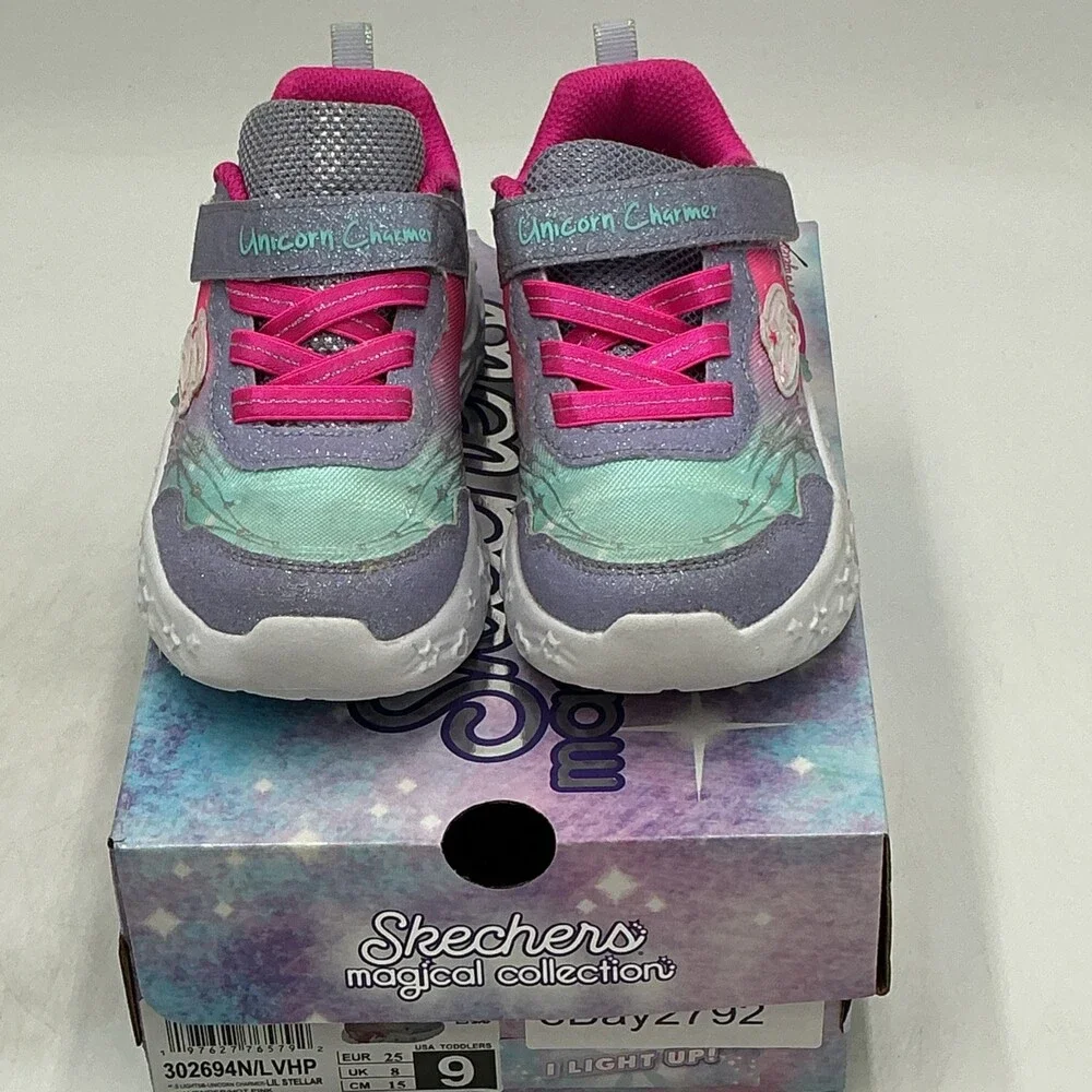 SKECHERS Unicorn Dreams 302694N/LVHp Toddler US 9 Multi Casual Shoes Ebay2792